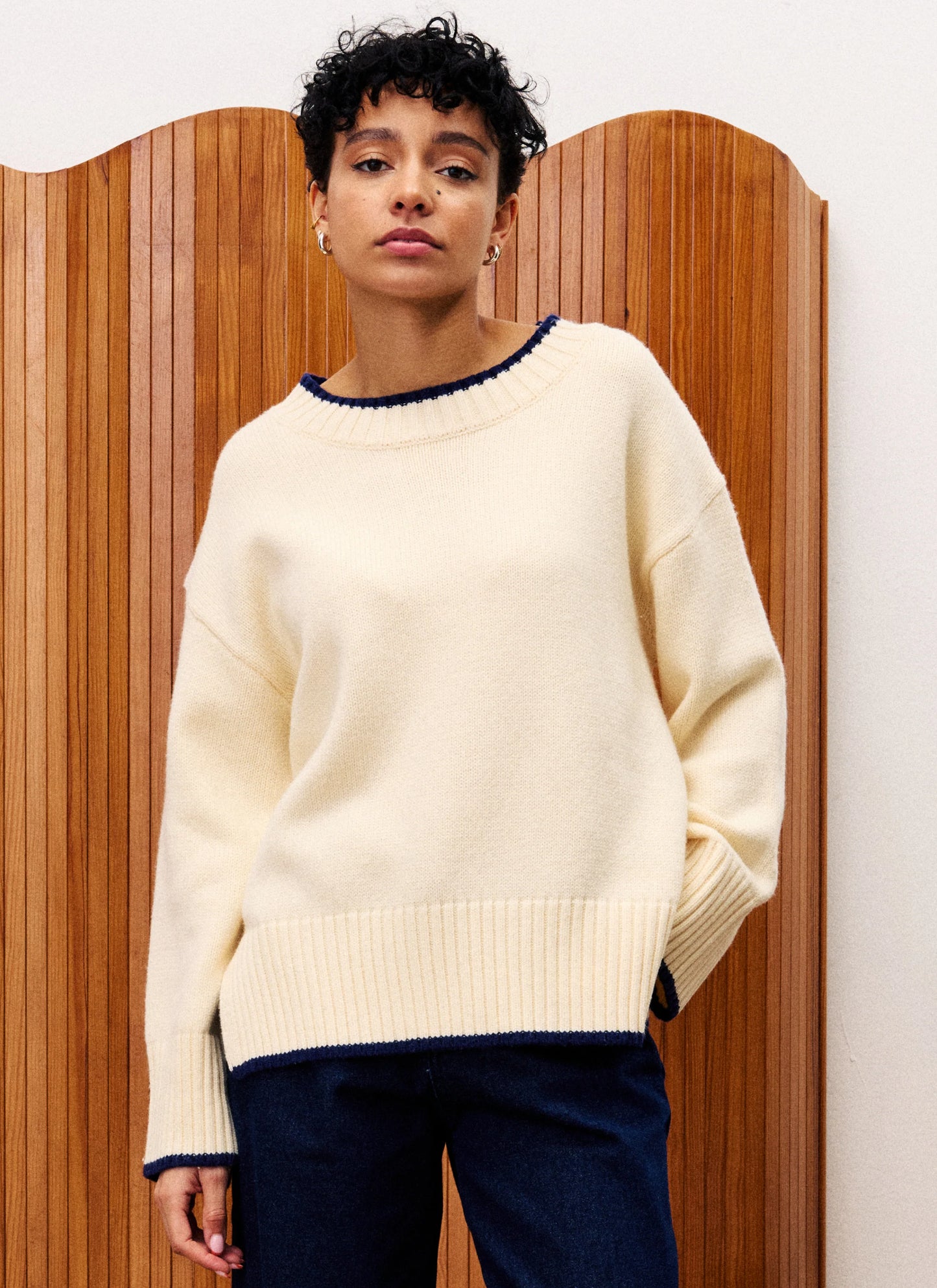 FRNCH Snowball Sweater