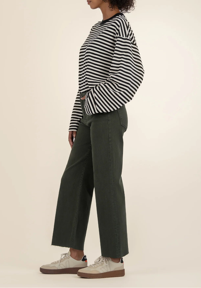 Kut from the Kloth Meg High Rise Fab Ab Wide Leg Sherwood