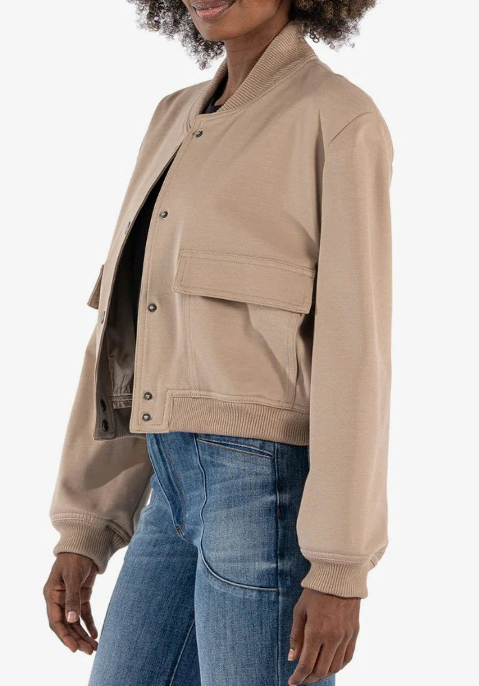 KUT Camilla Twill Bomber Jacket