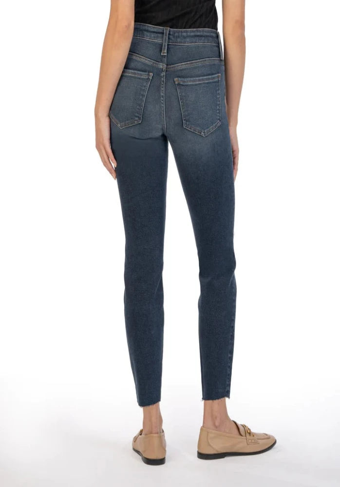 KUT Chariize High Rise Cigarette Leg(Utmost W/Dk Stone Base Wash)