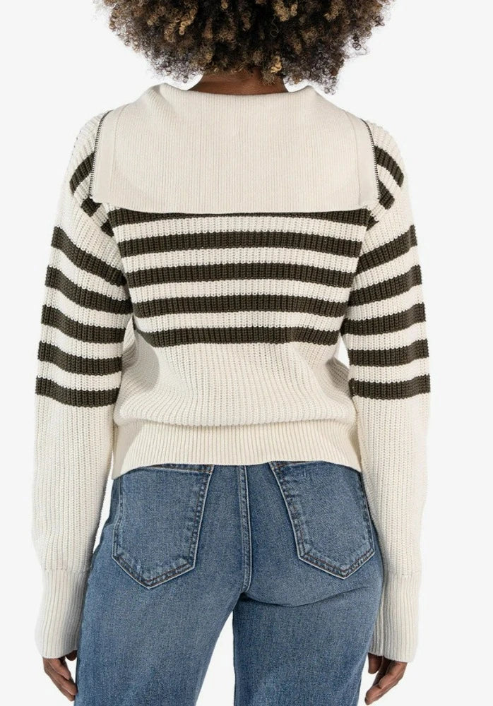 KUT Noley Quarter Zip Sweater