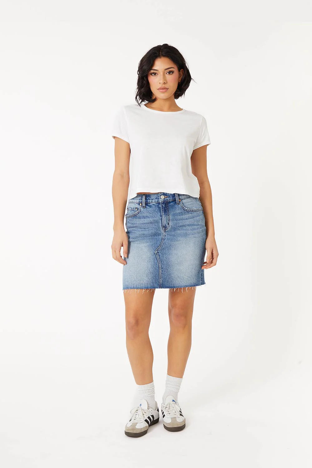 Level 99 Miley Denim Skirt