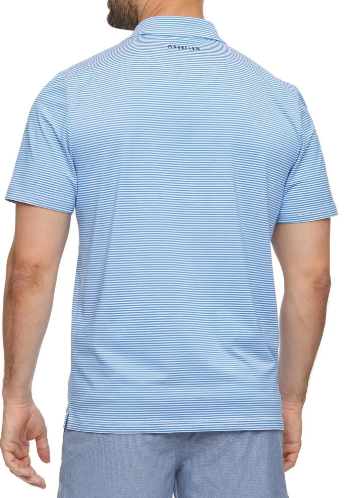 Flag and Anthem Naples Striped Performance Polo