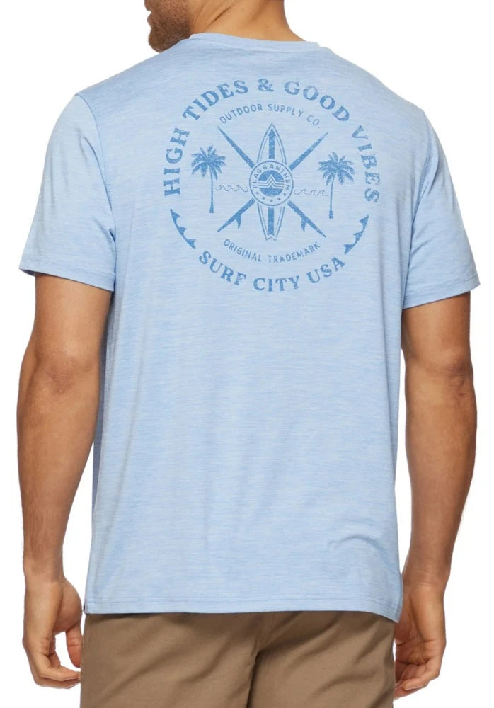Flag and Anthem High Tides Good Vibes Performance Tee