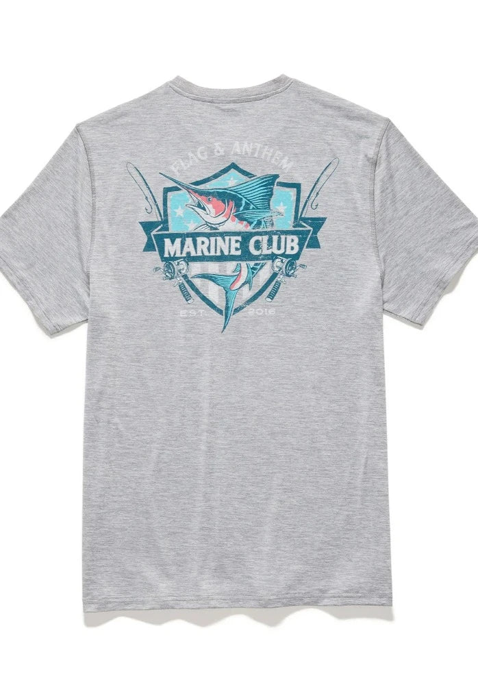 Flag and Anthem Marlin Marine Club Performance Tee