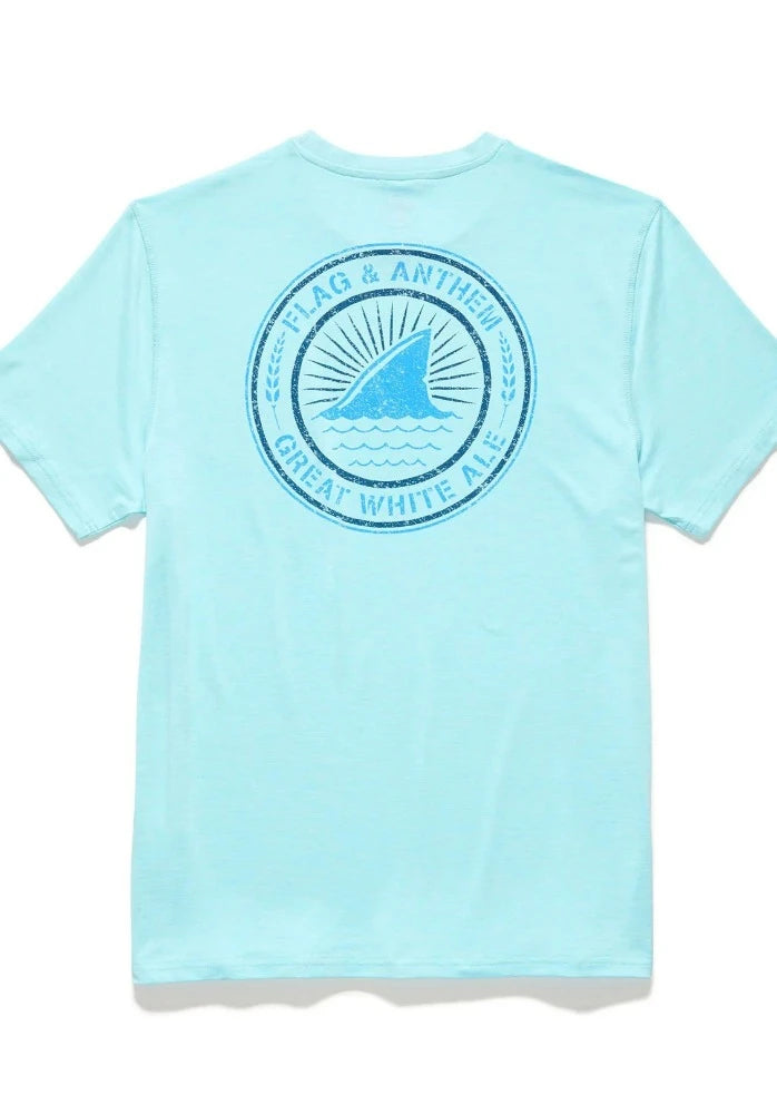 Flag and Anthem Great White Ale Performance Tee