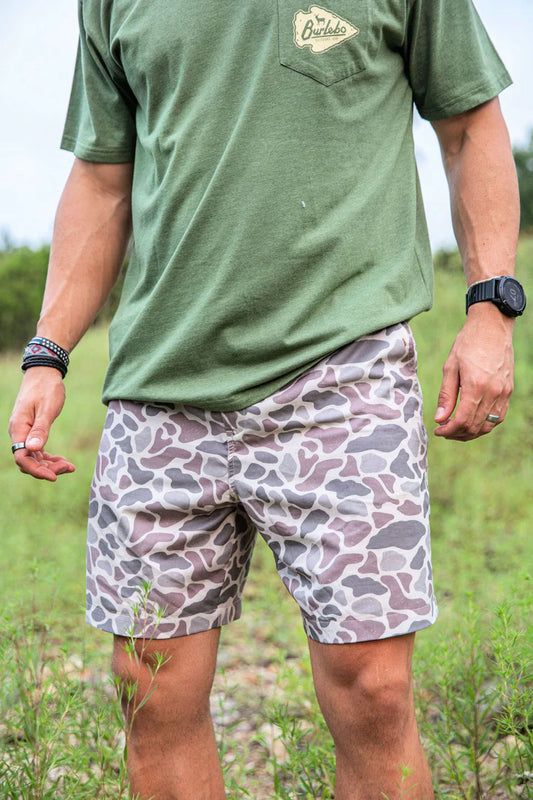 Burlebo Classic Deer Camo Shorts