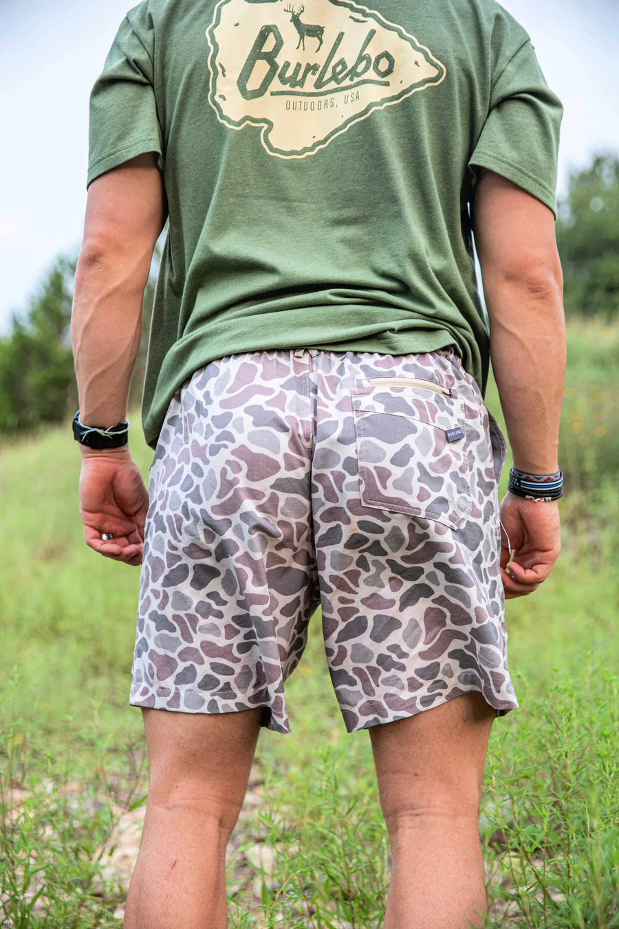 Burlebo Classic Deer Camo Shorts