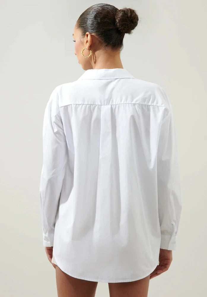 Dream State Oversized Button Down