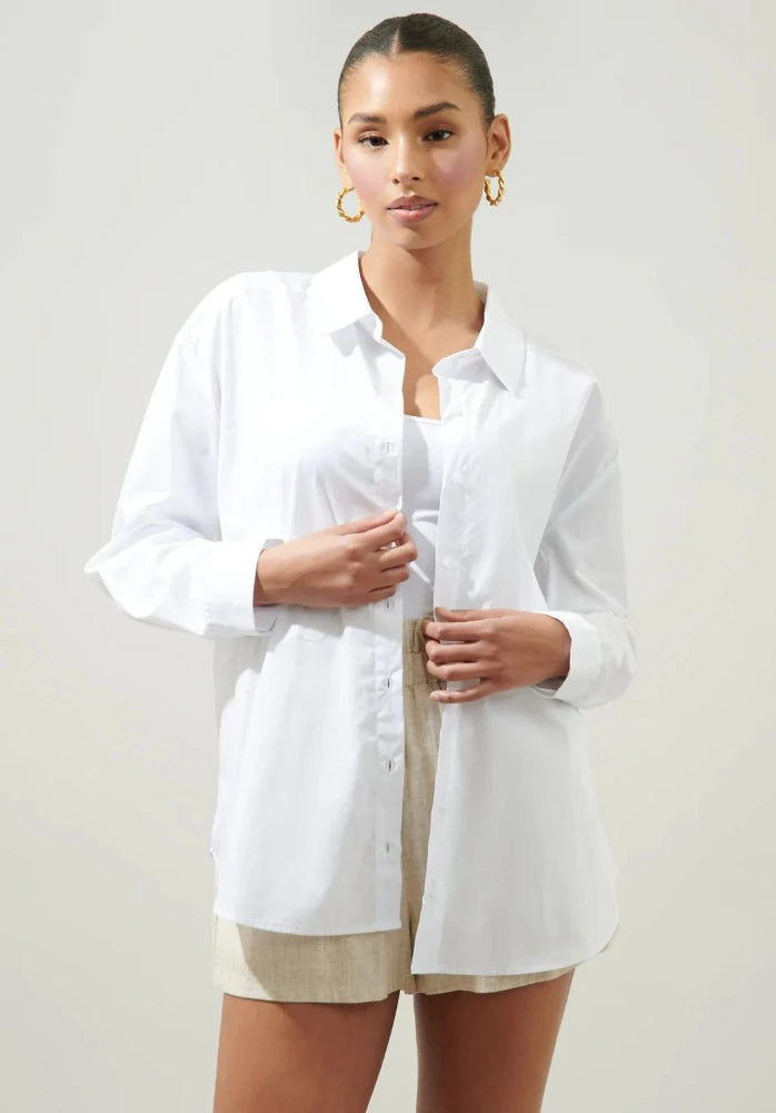 Dream State Oversized Button Down