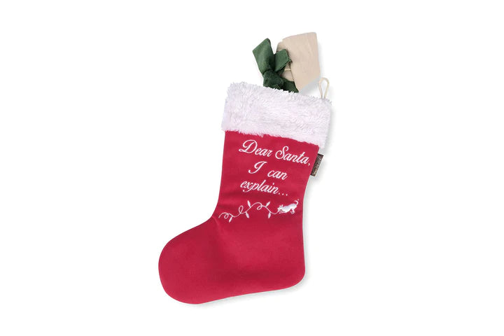 Merry Woofmas Stocking Dog Toy