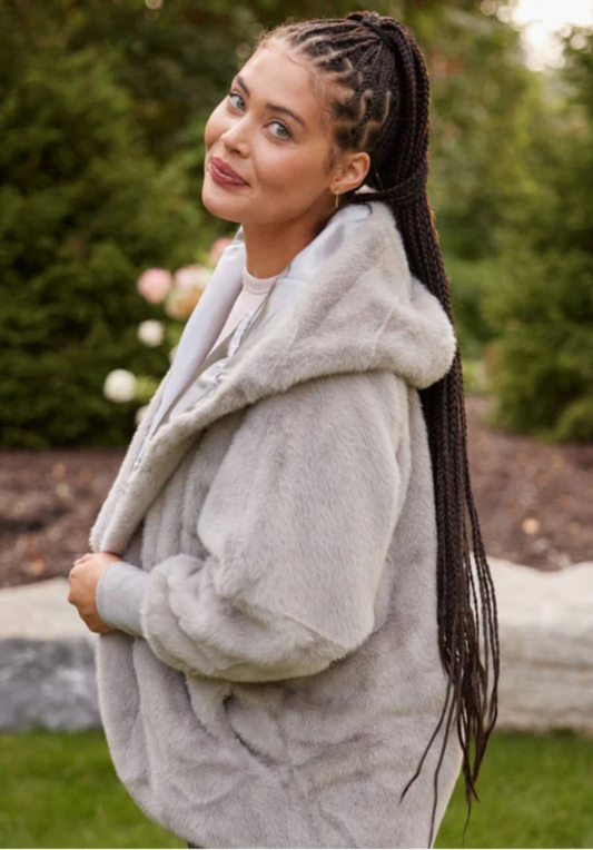 Pretty Rugged TS Luxe Cardigan-Grey