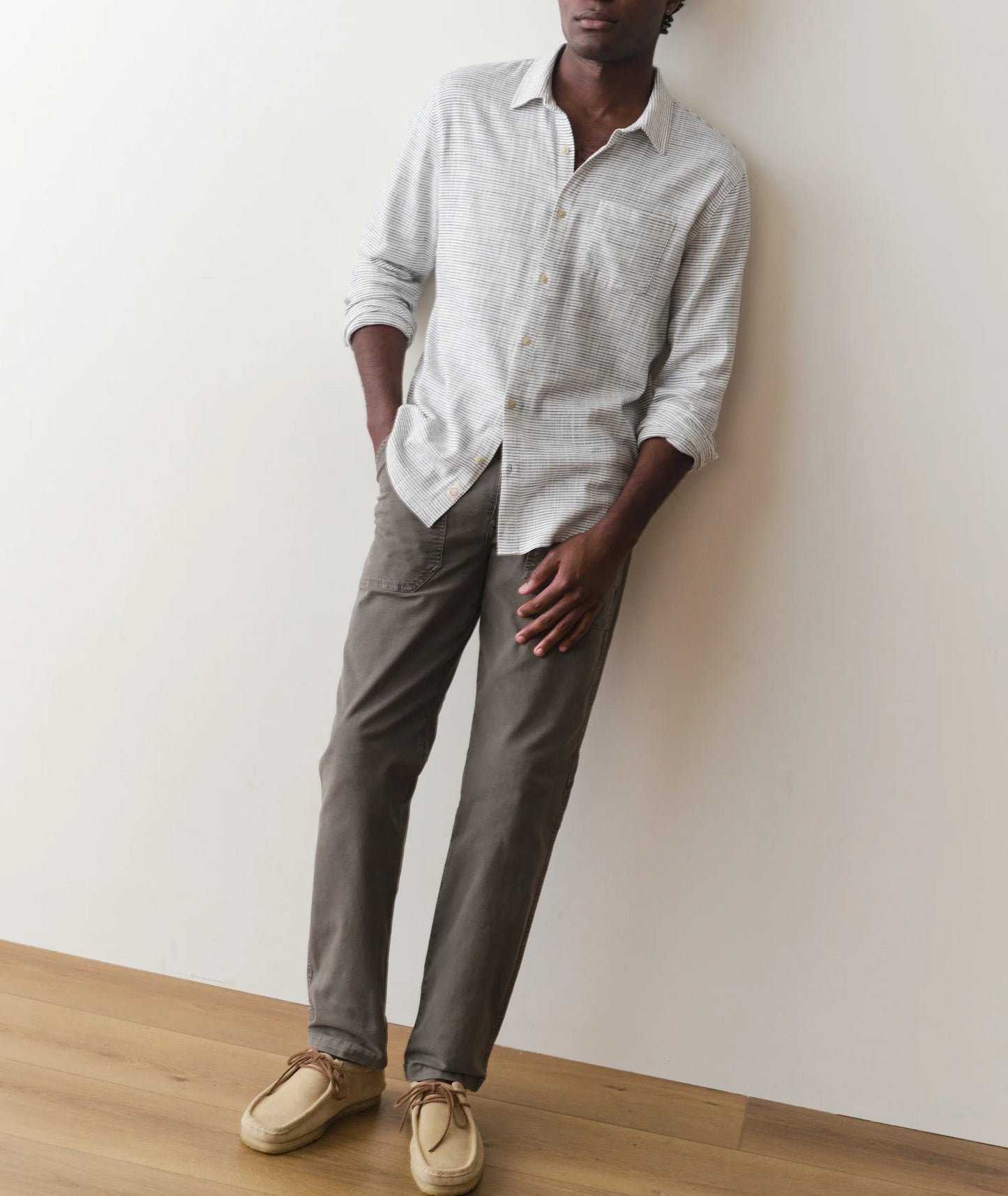 Marine Layer LS Classic Stretch Selvage Shirt