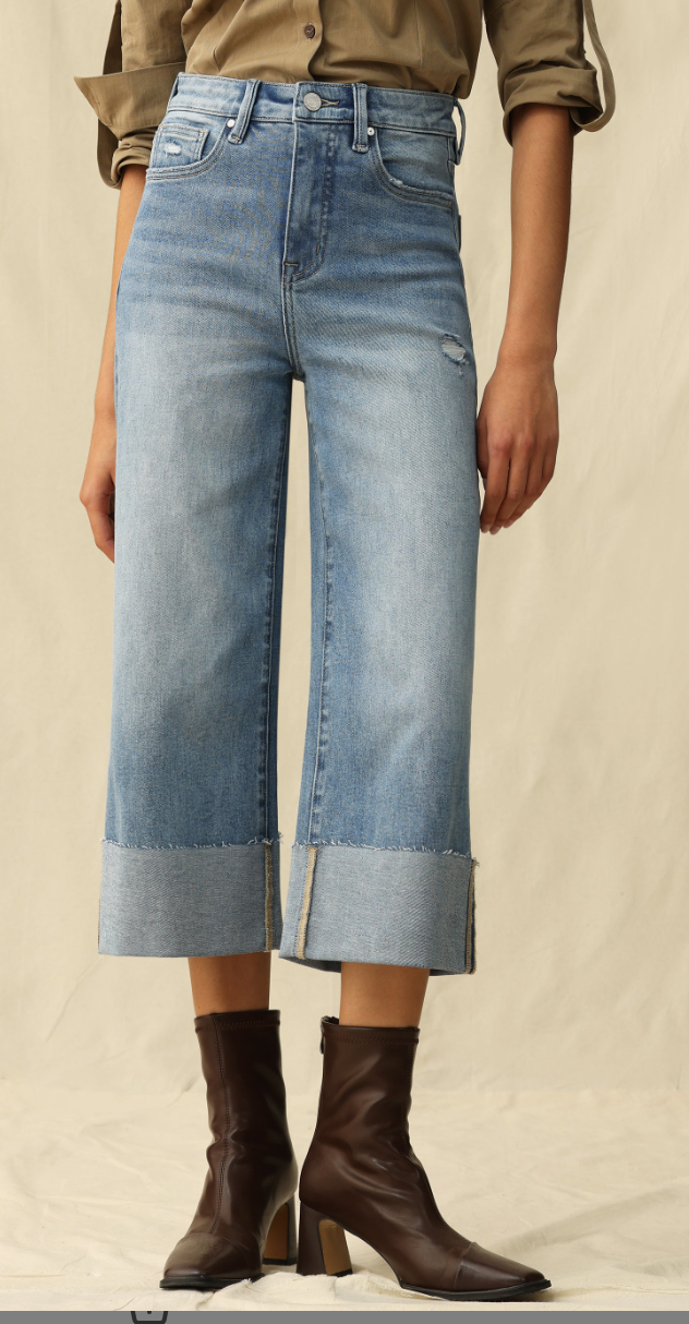 High Rise Wide Leg