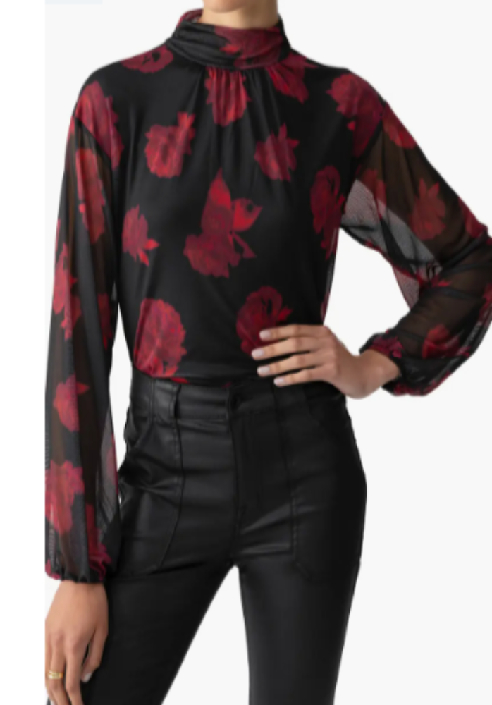 Sanctuary Isn't She Lovely Mesh Top Moody Rose