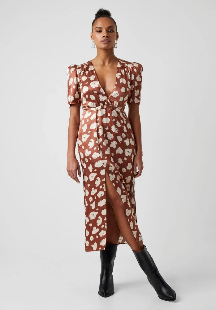 Aimee Front Slit Dress