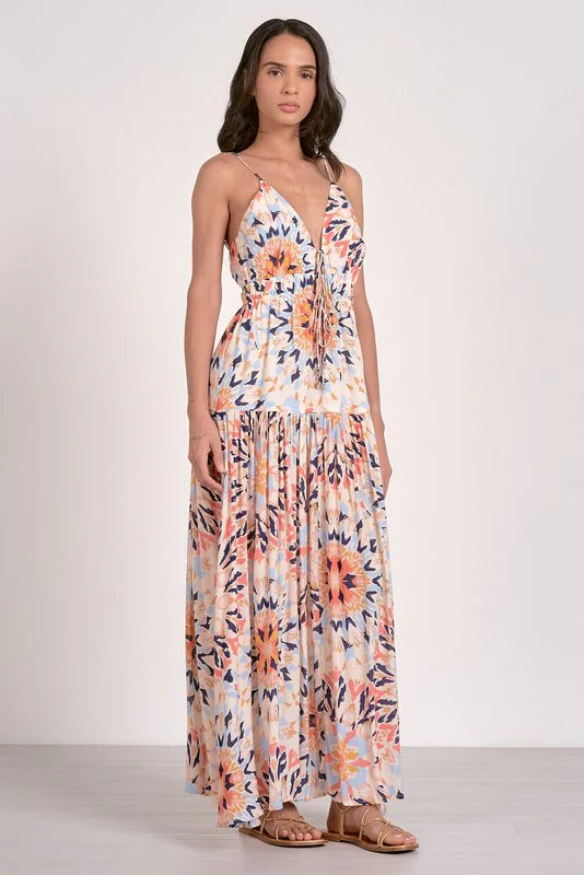 Elan Multi Colored Dress