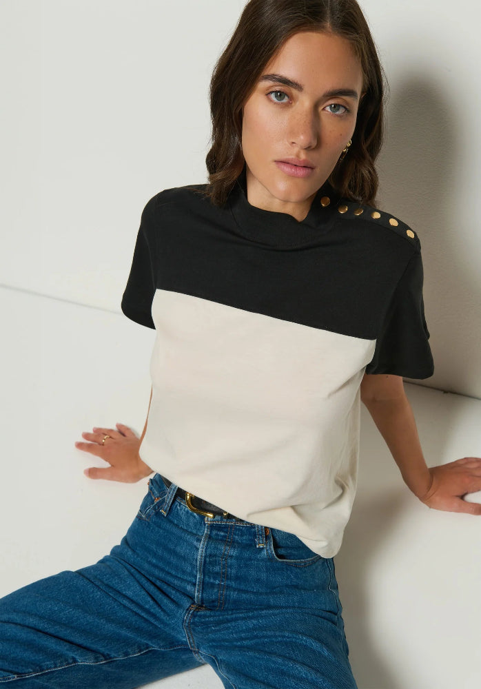Nation Yvette Mock Neck