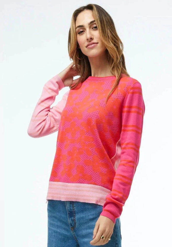 Red/Pink Flower Longsleeve