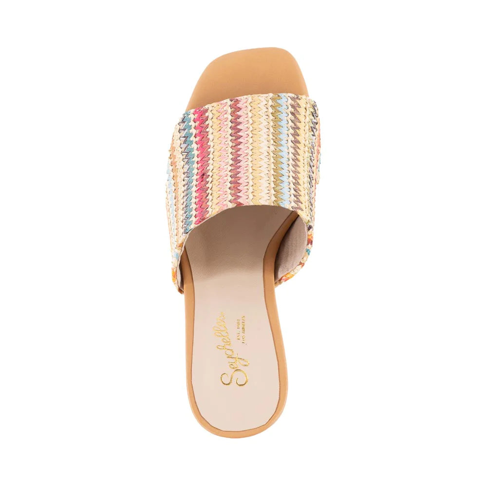 Seychelles Adapt Raffia Sandal Multi Color