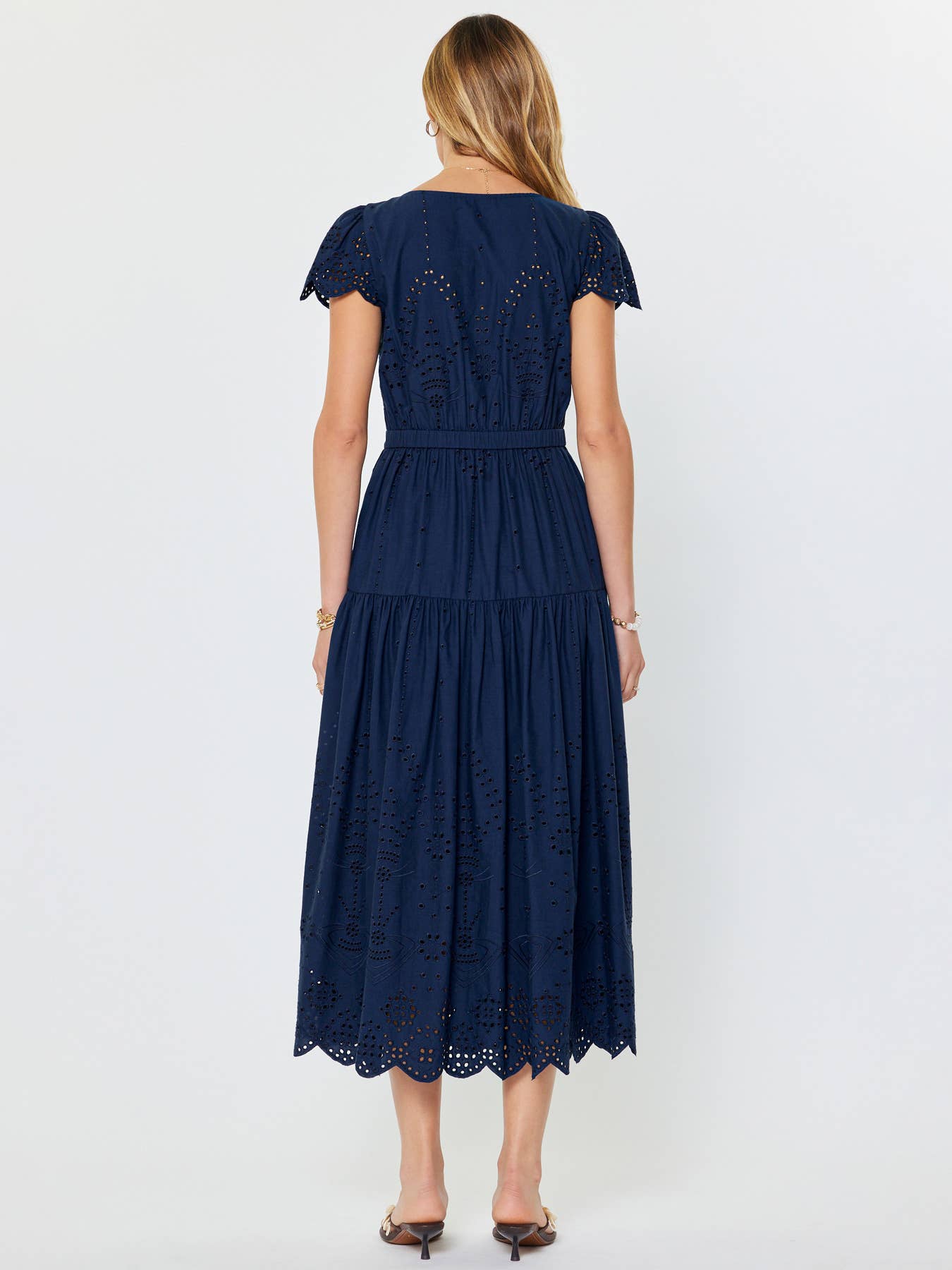 Eyelet Embroidered Maxi Dress