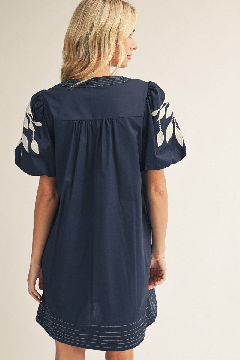 Navy Nancy Shift Dress