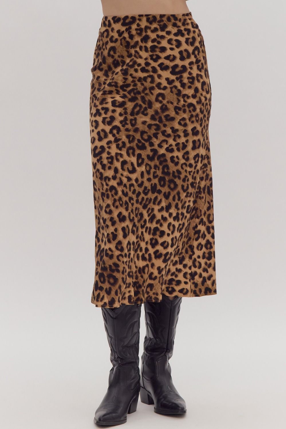 Lauren Leopard Skirt
