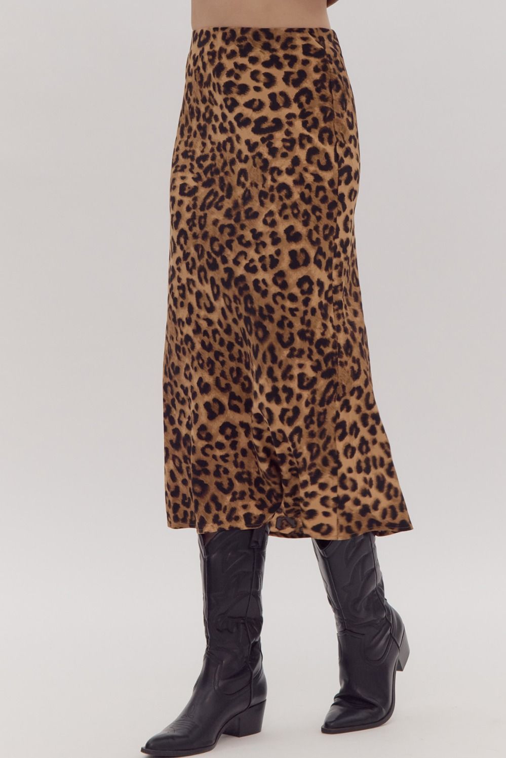 Lauren Leopard Skirt