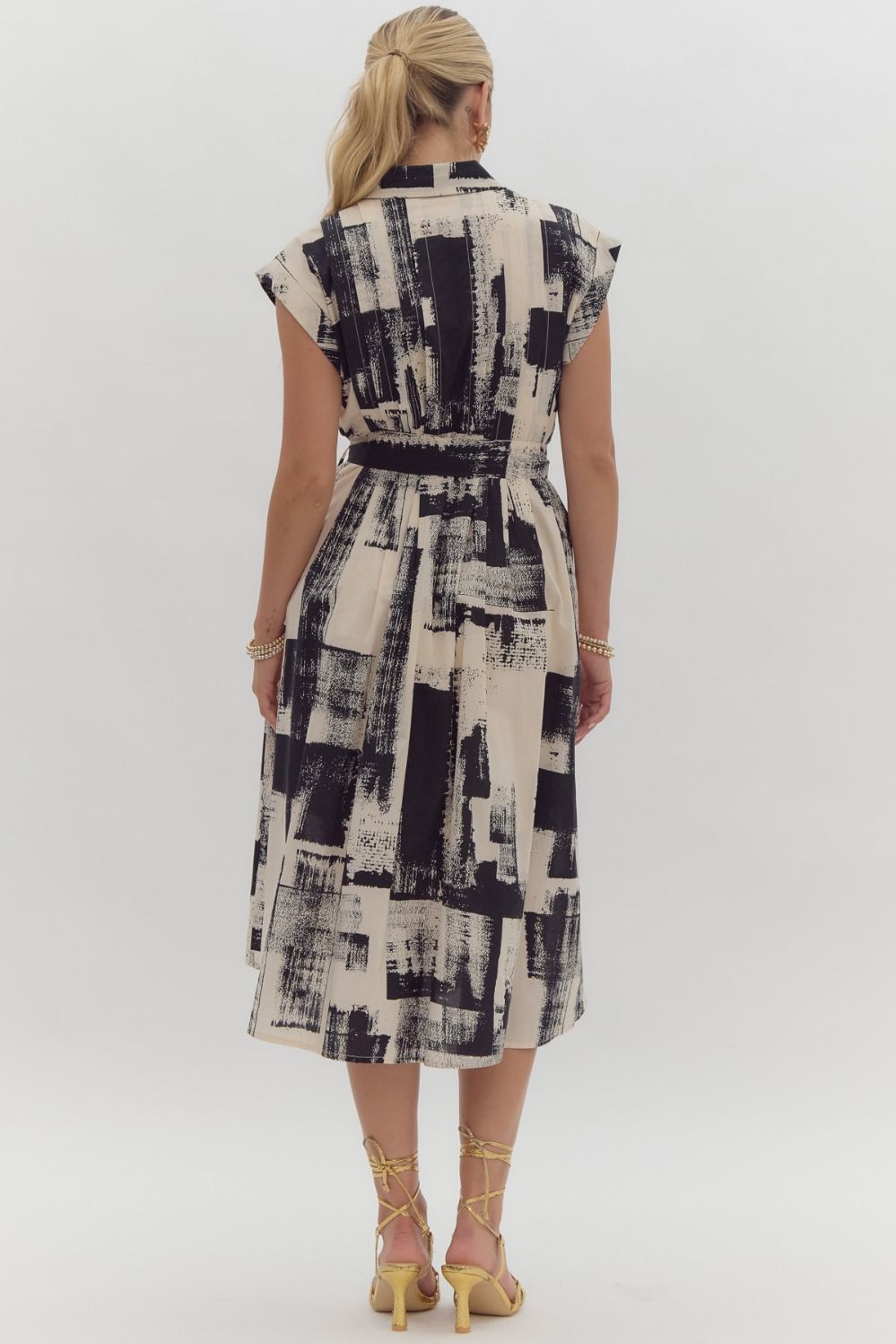 Black Abstract Dress