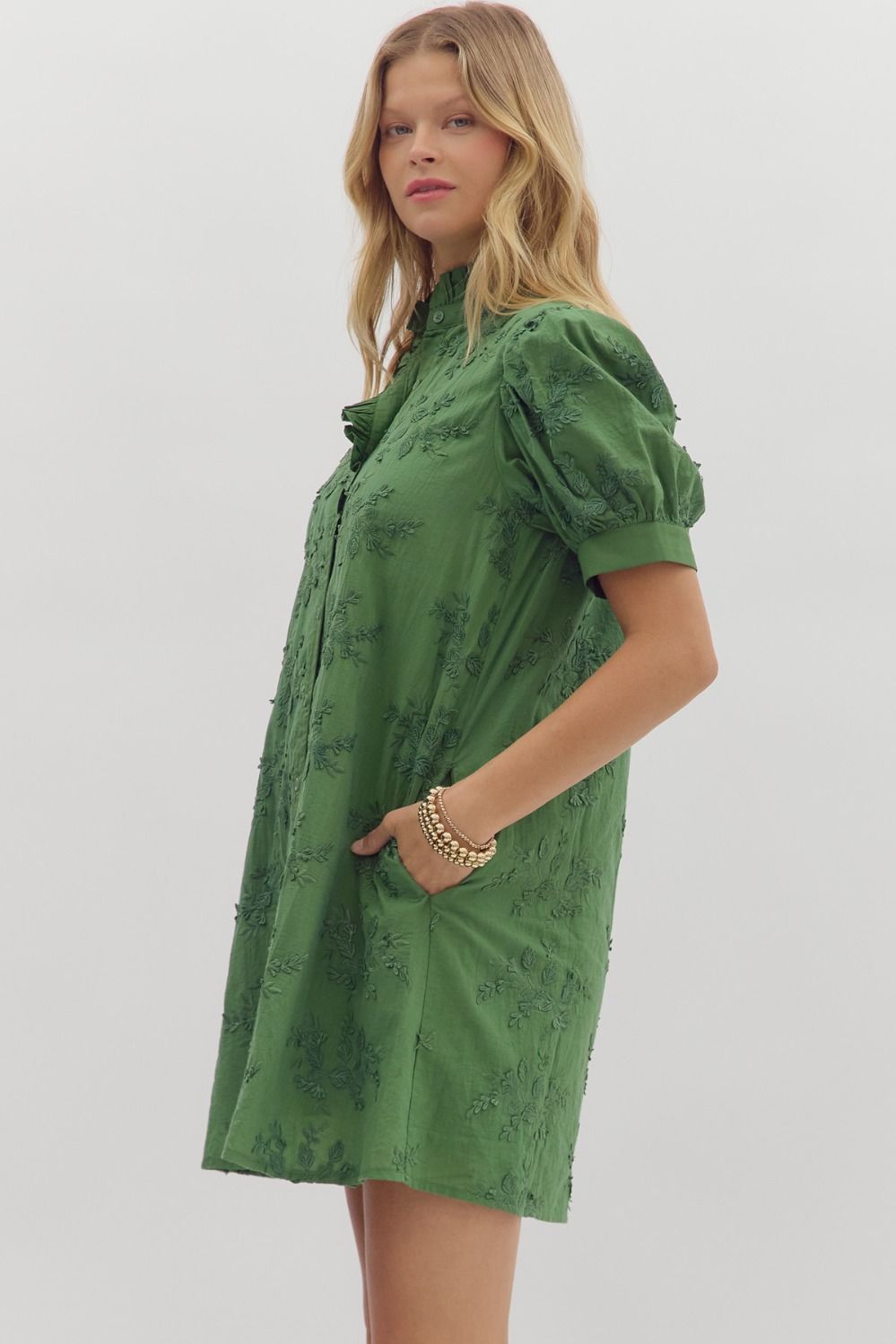 Floral Applique Dress