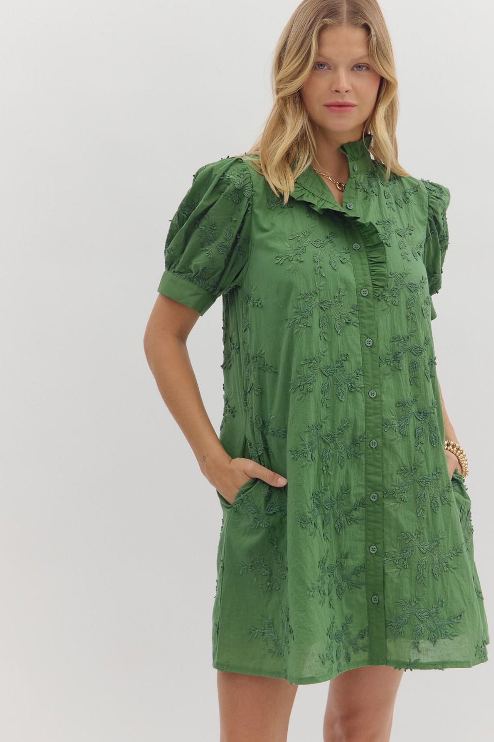 Floral Applique Dress