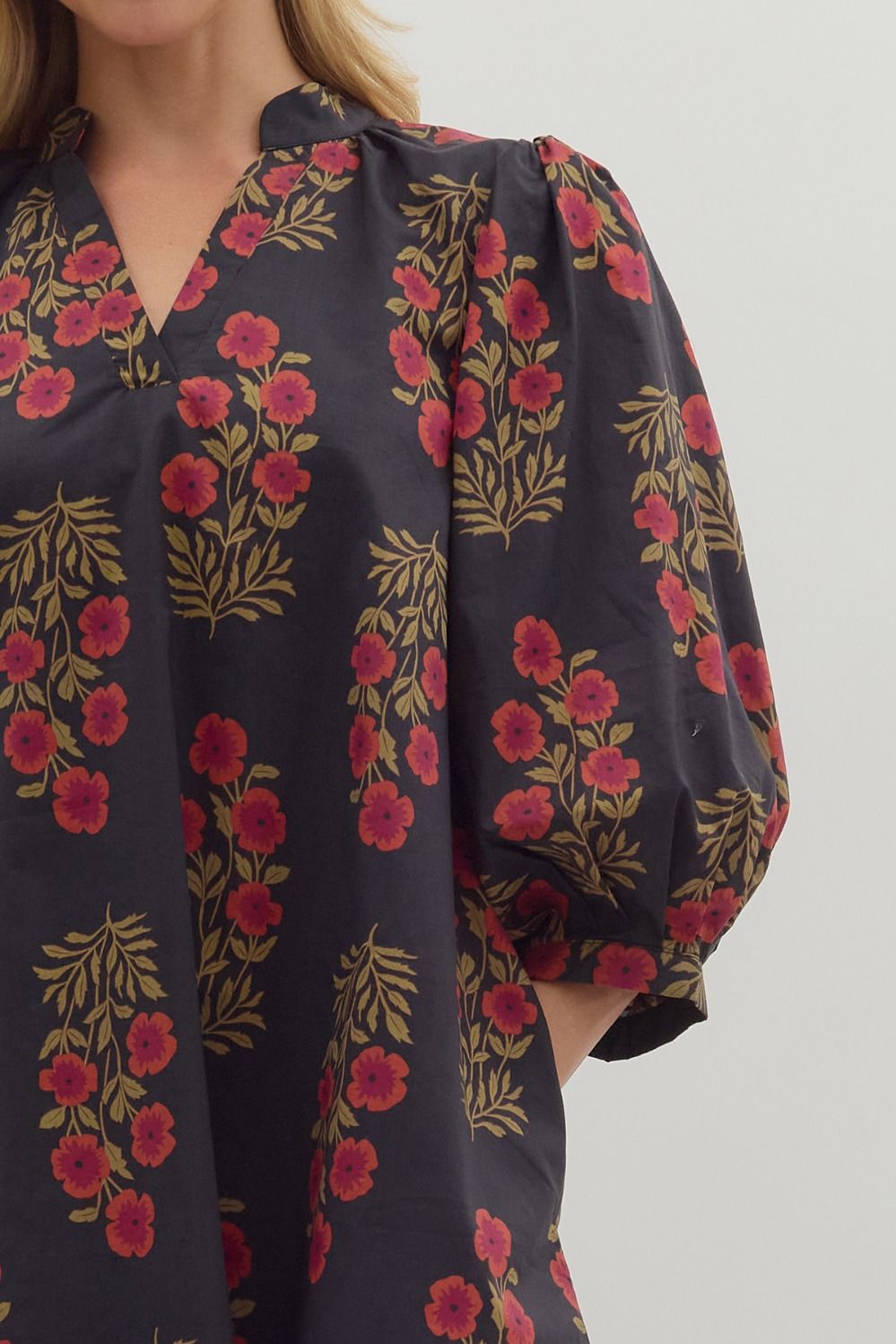 Olives Floral Dress
