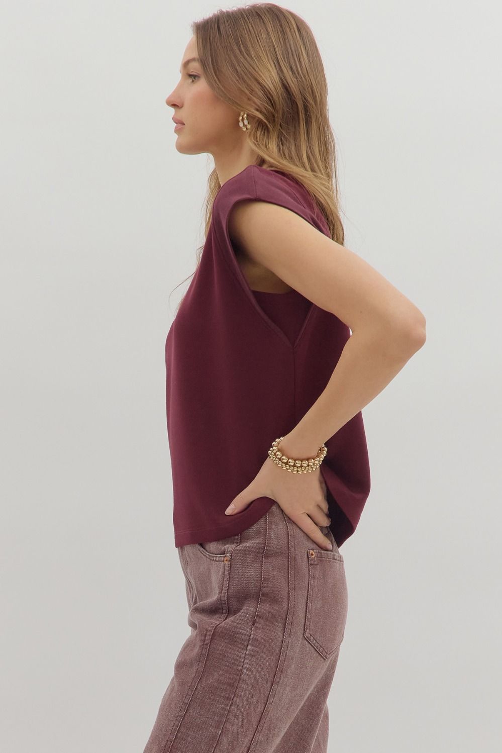 Merlot Cap Sleeve