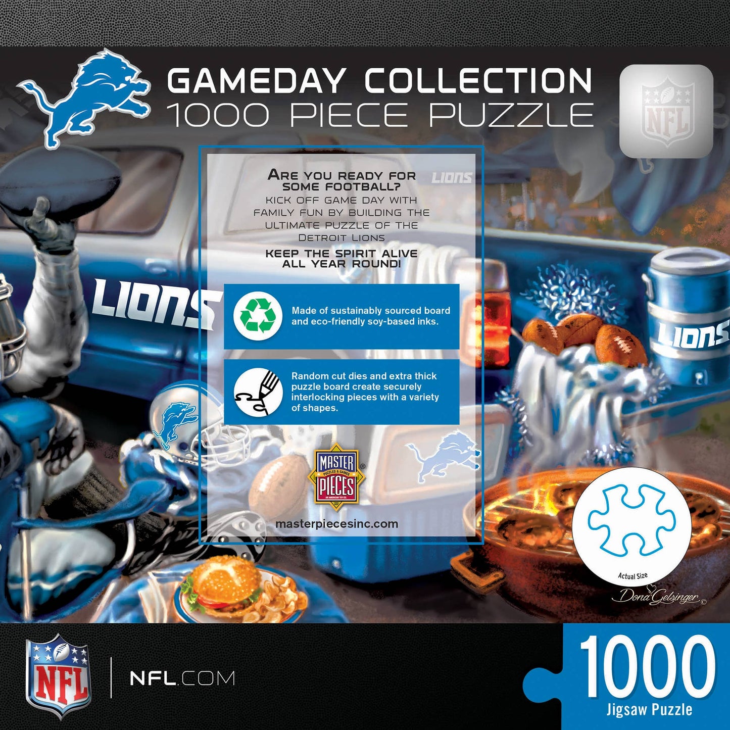 Detroit Lions - Gameday 1000 Piece Puzzle