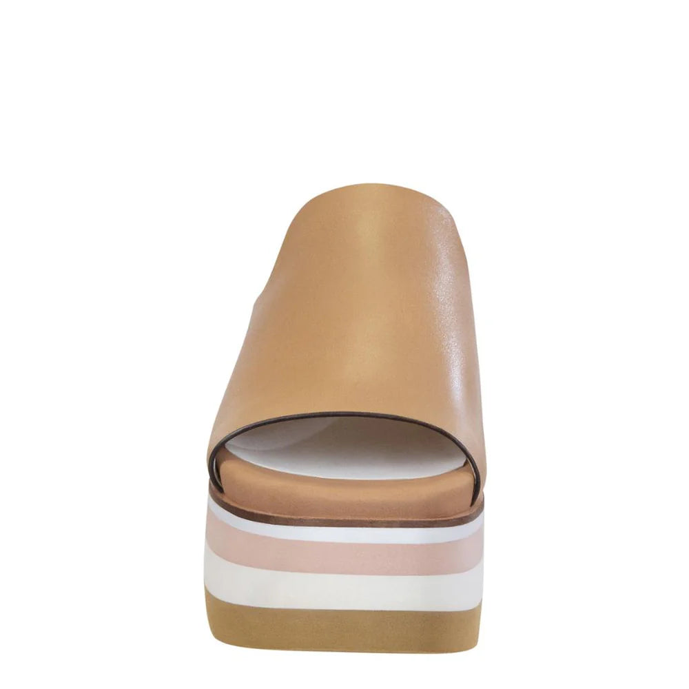 Naked Feet Flow In Ecru Platform Sandal