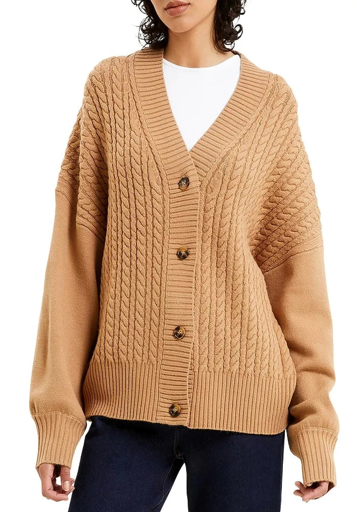 French Connection Cable Knit Cardigan