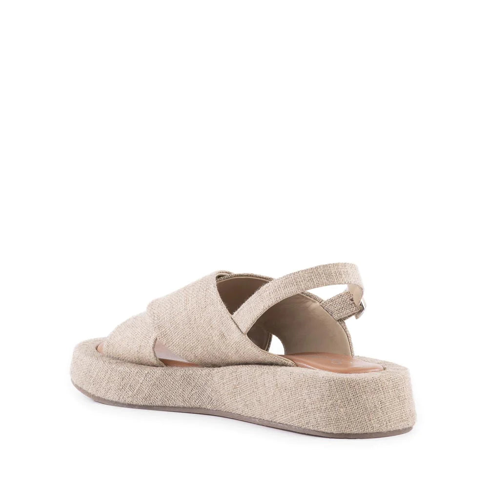 Seychelles Just For Fun Sandal Natural Linen