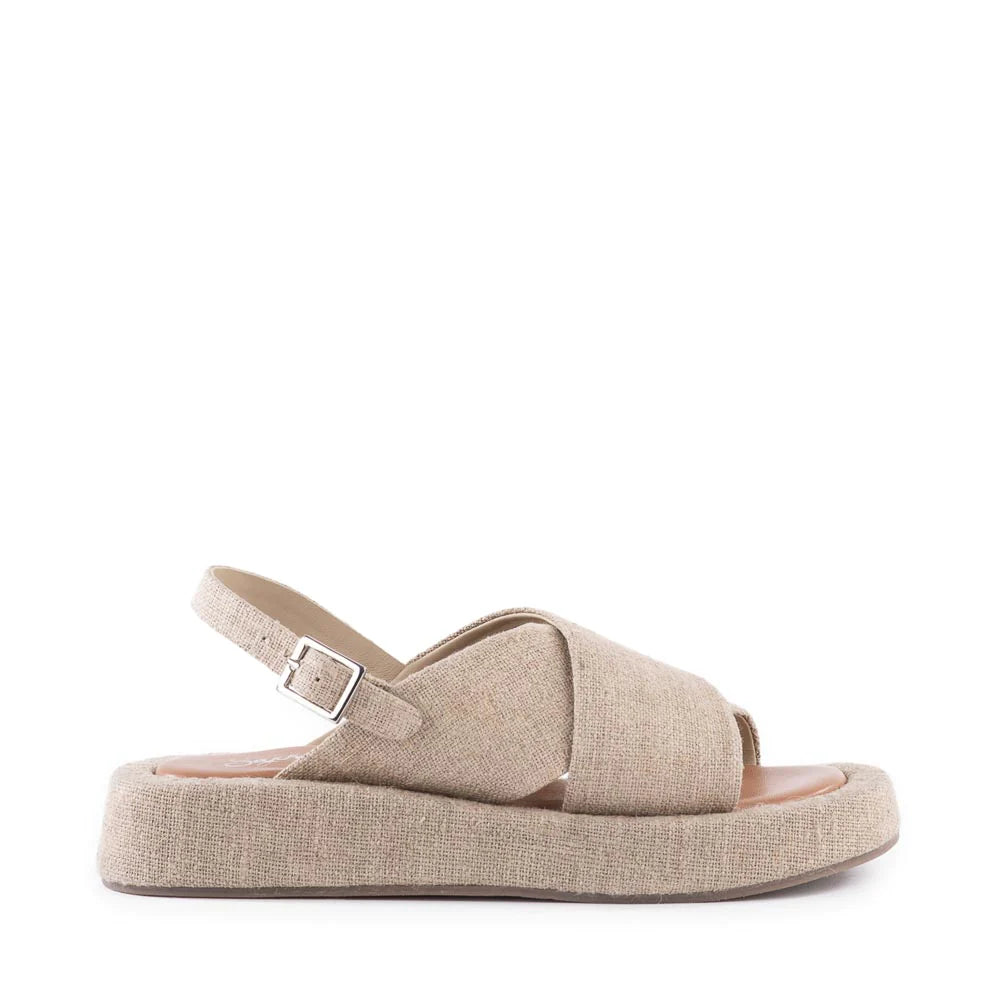 Seychelles Just For Fun Sandal Natural Linen