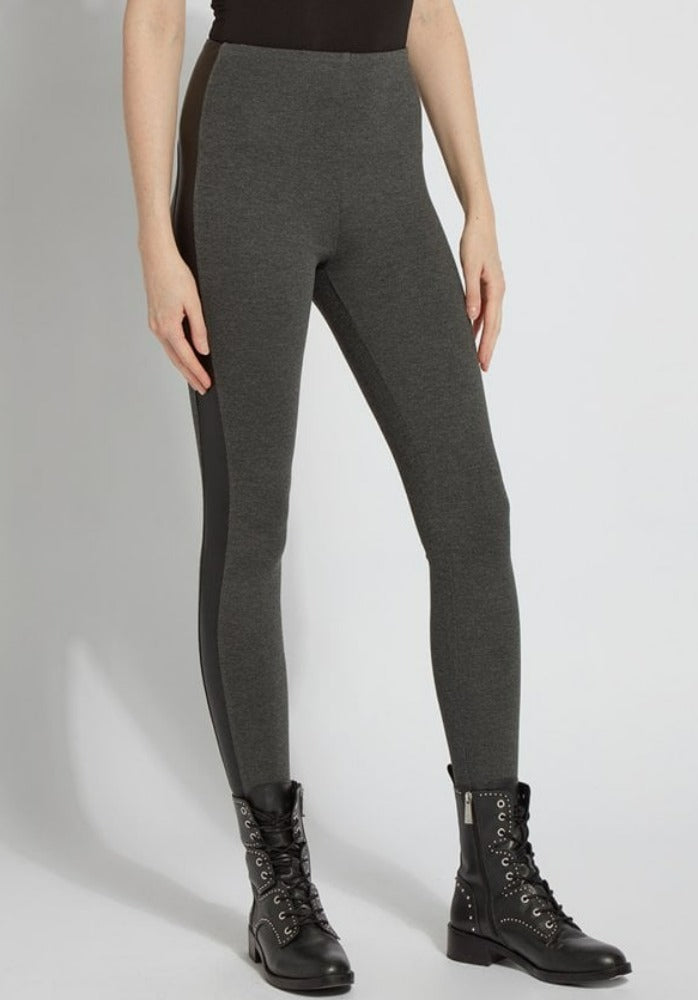 Ponte Textured Vegan Leather Leggings