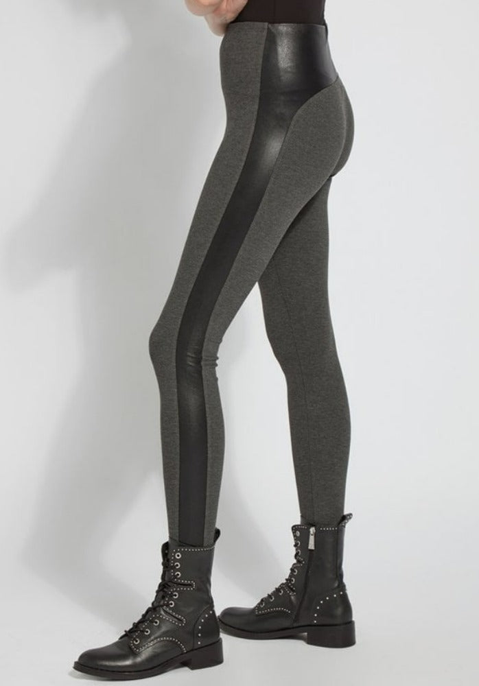 Ponte Textured Vegan Leather Leggings