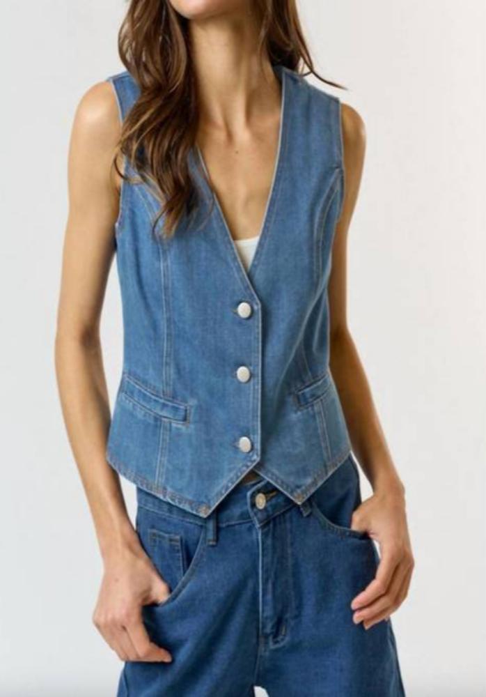 Lalavon Denim Vest