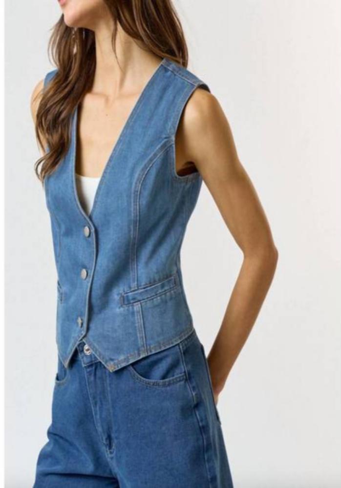 Lalavon Denim Vest
