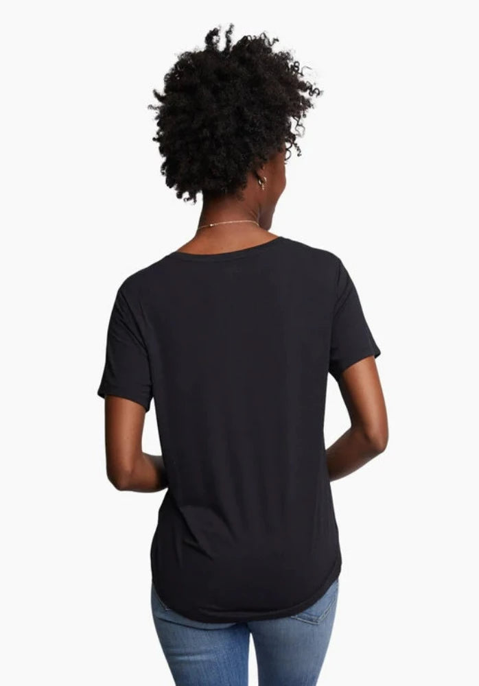 Able Meghan Drapey V-Neck Tee