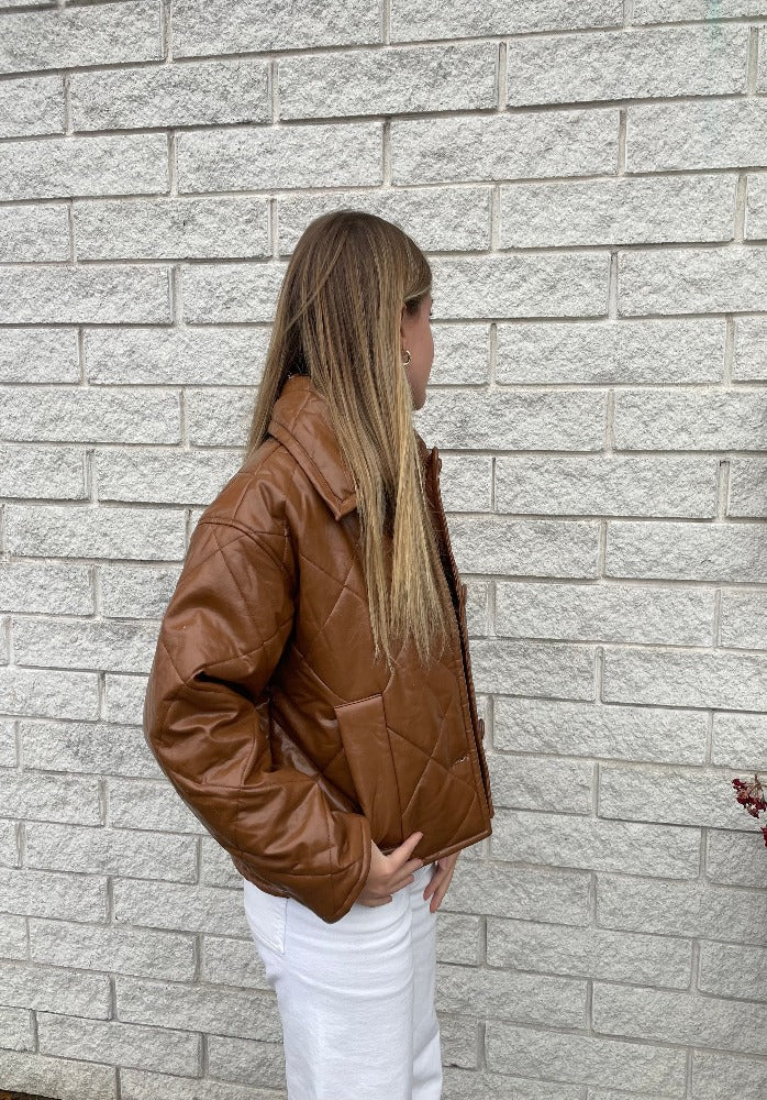 Moon River Vegan Quilted Coat