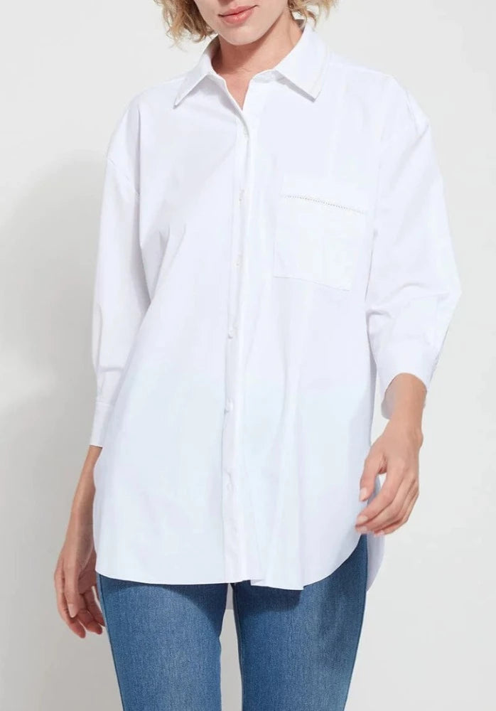 LYSSE Lynda Button Down Top