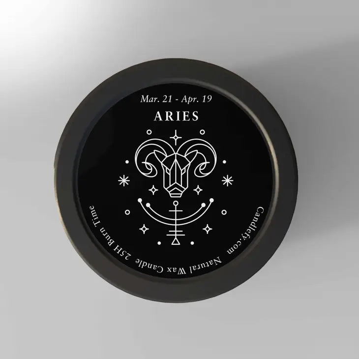 Candlefy Aries Zodiac Mini Candle