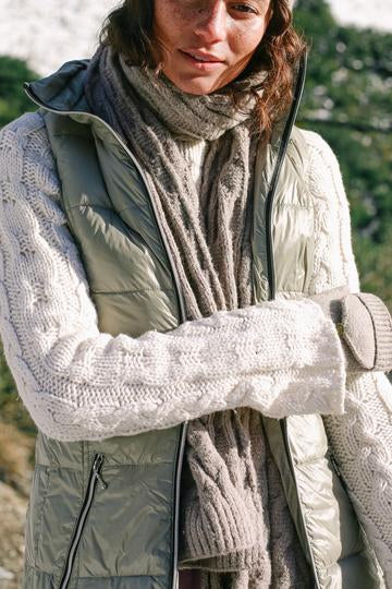 Long Nylon Down Vest