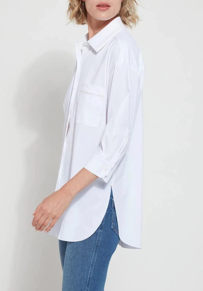 LYSSE Lynda Button Down Top