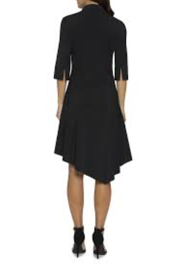 Lysse Origami Black Shirt Dress