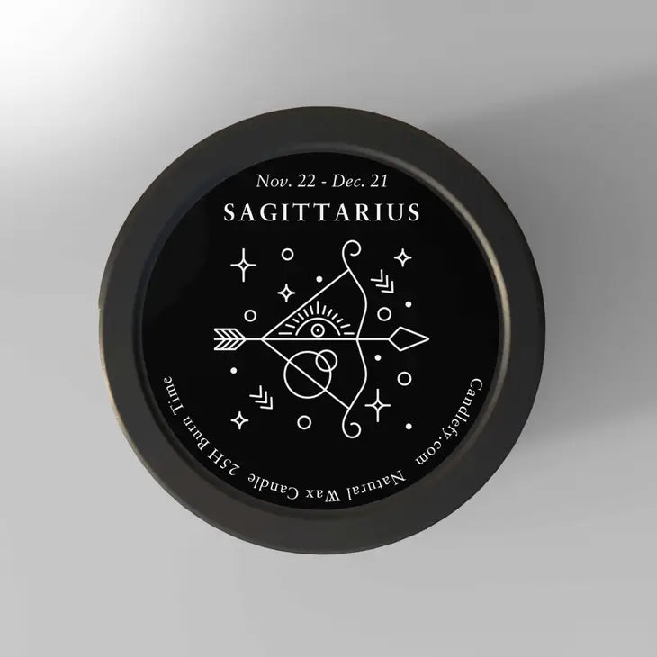 Candlefy Sagittarus Zoddiac Mini Candle
